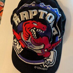Vintage 90s 1994 Toronto Raptors Embroidered NBA Logo The Big Game Snapback Hat